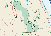 Open Large District 8 Map